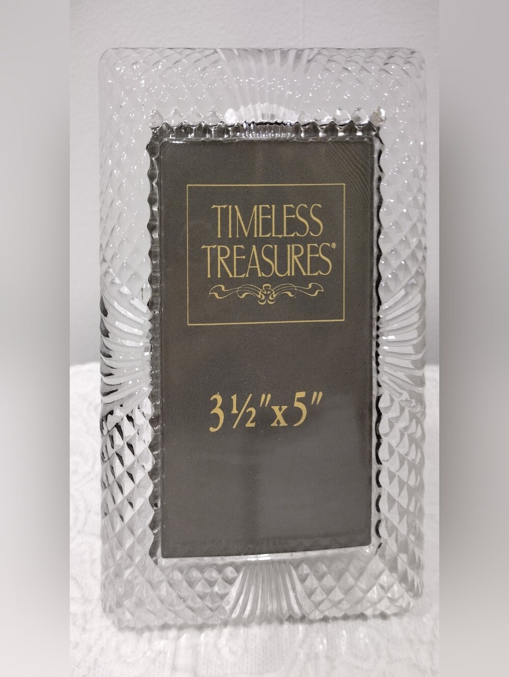 Clear Glass Picture Frame - 3½" x 5"
